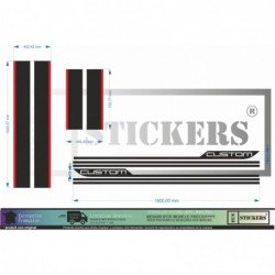 Ford Transit Custom Decal Kit | CUSTOM Stripes